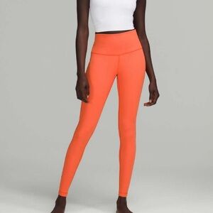 LULULEMON‎ Warm Coral Wunder Under High-Rise Tight 28" Full-On Luxtreme Size 6